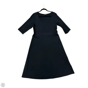 Dress Casual Midi By Eileen Fisher In Black, Size: 10